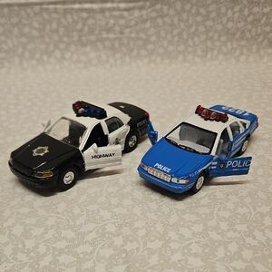 1:43 Scale Die-cast Police & Highway State Police Friction Pull Back Cars